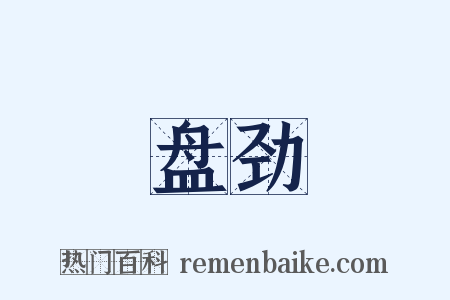 盘劲是什么意思的图片